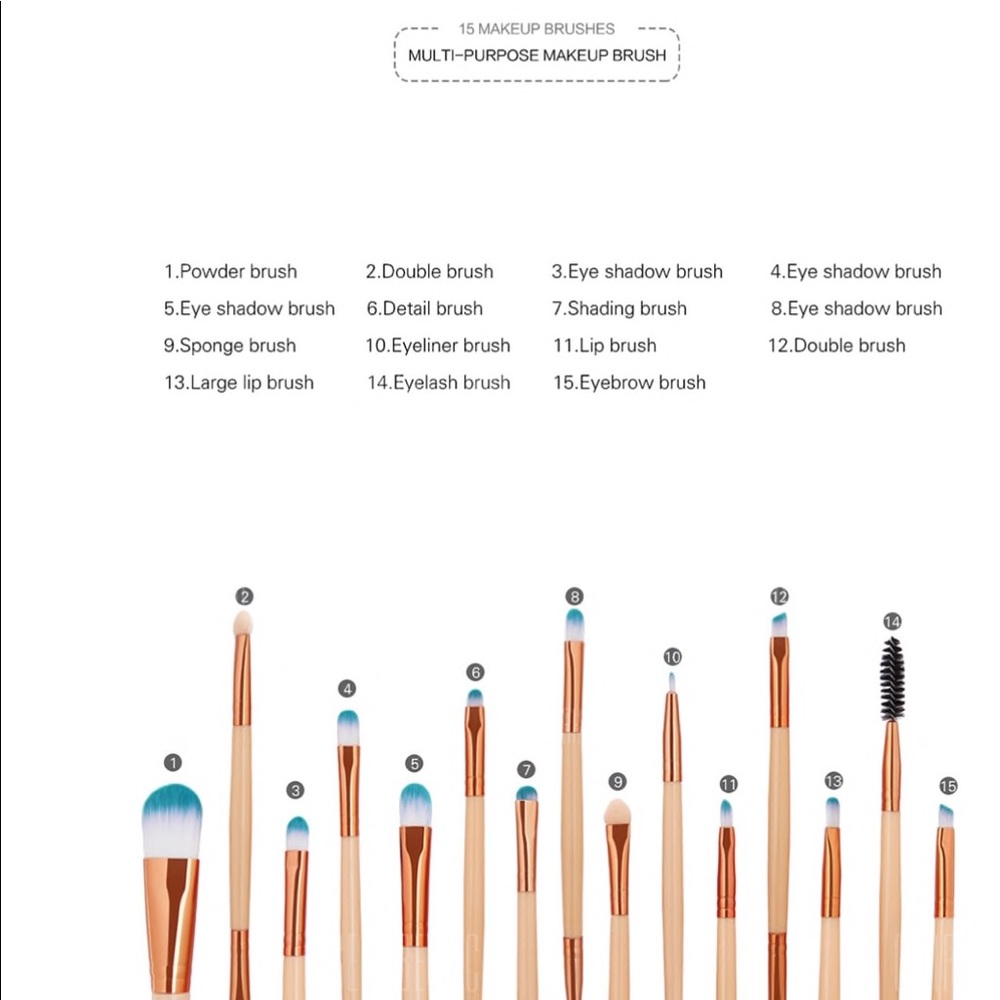 Makeup brushes - Picture 2 of 2
